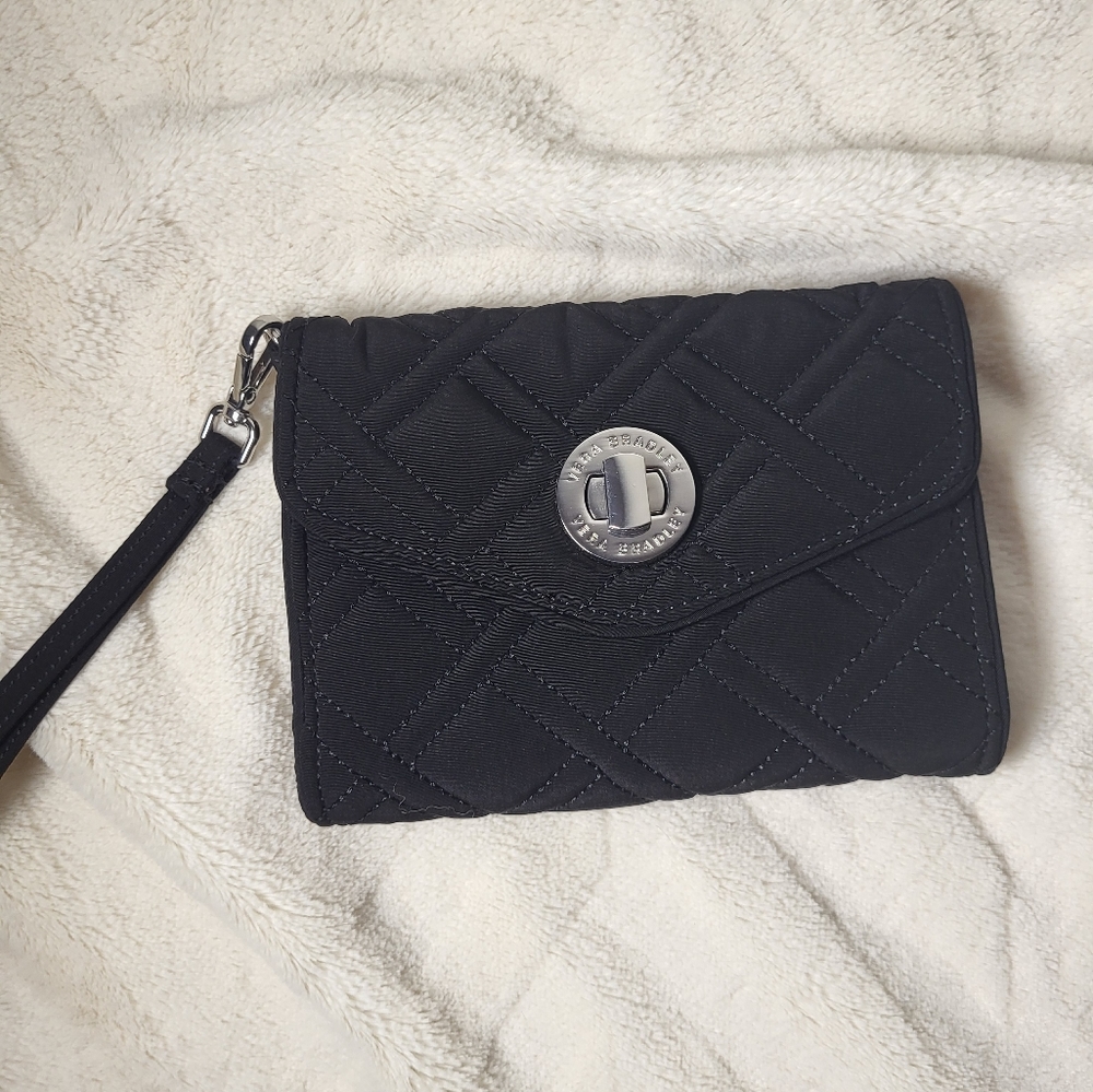 Black Vera Bradley Wristlet